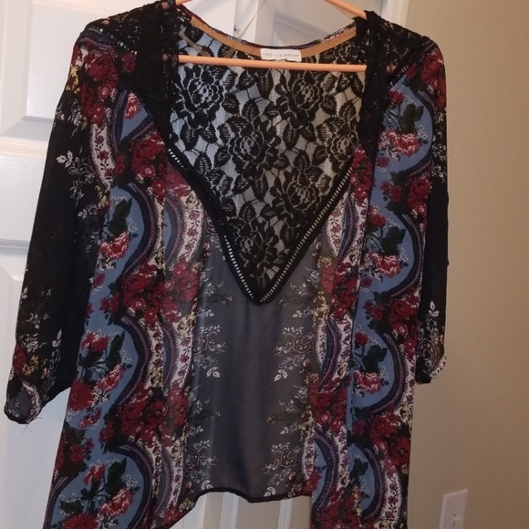 floral print kimono - Picture 1 of 2